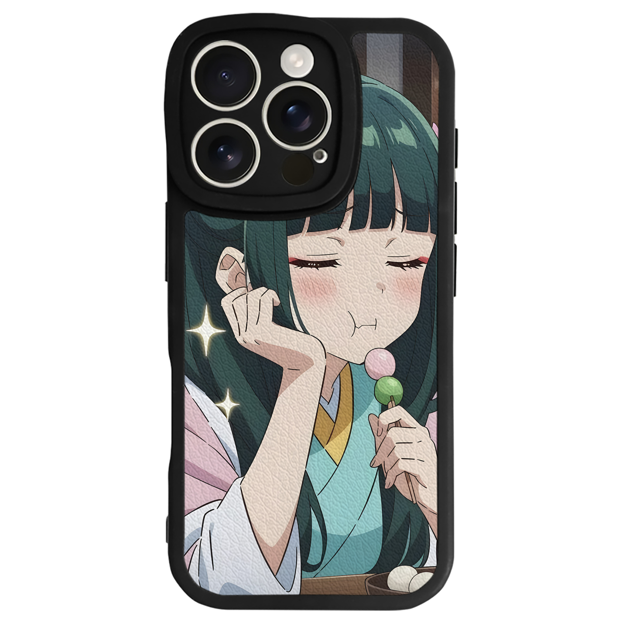 （画像用） 薬屋のひとりごと The Apothecary Diaries 【iPhone 16シリーズ対応】シリコンスマホケース（レザー調） 材質：シリコン